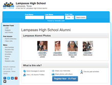 Tablet Screenshot of lampasashighschool.org